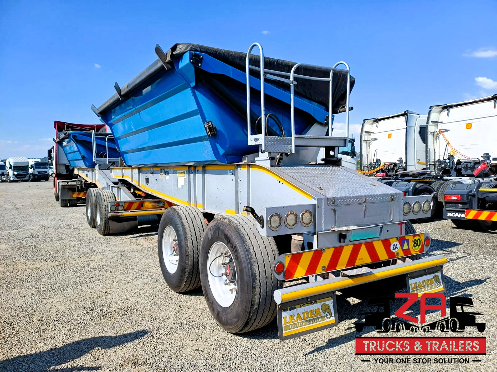 2023 LEADER 20 CUBE SIDE TIPPER TRAILER #53341